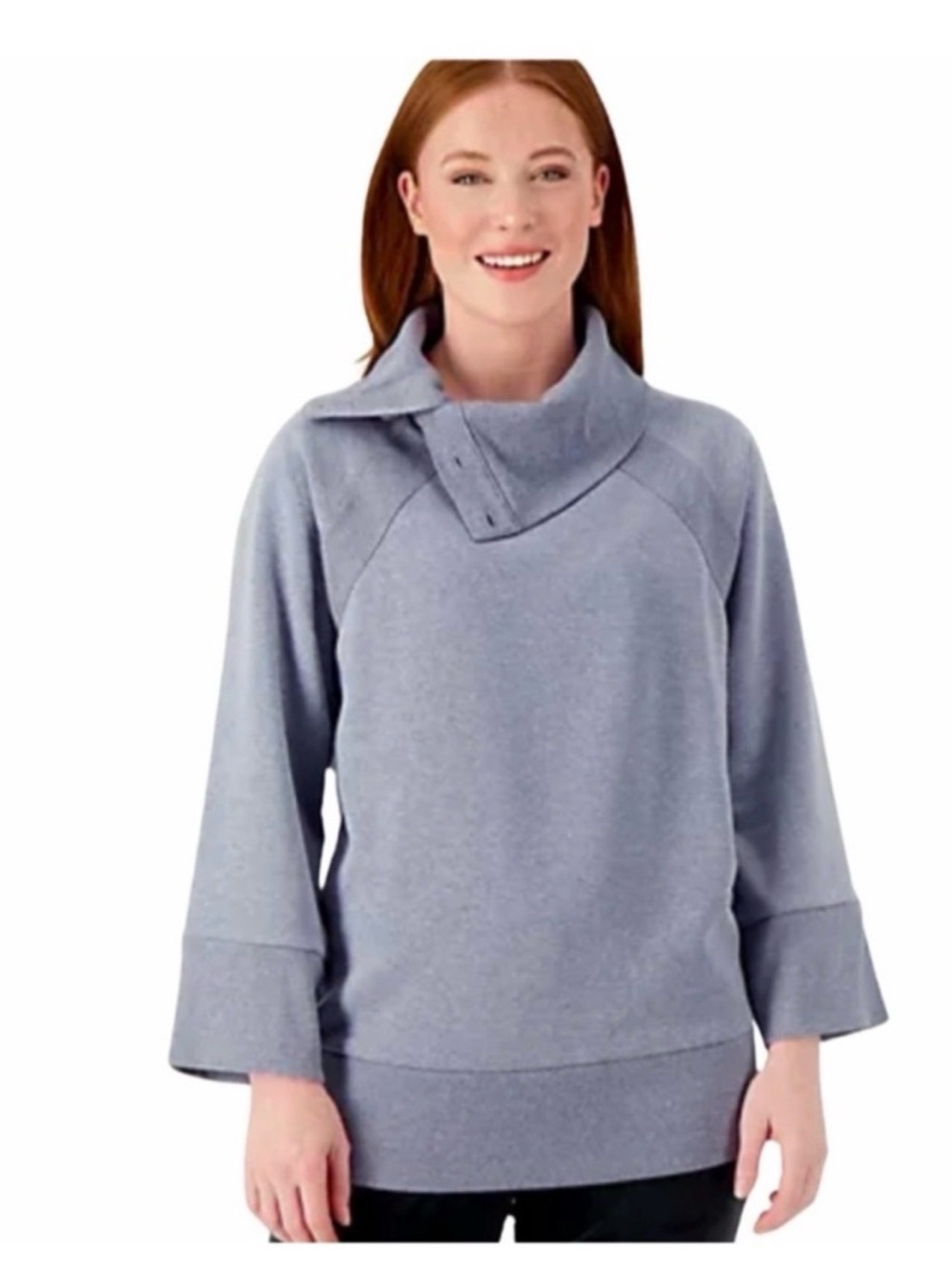 Isaac Mizrahi Soho Plushed Back Pullover